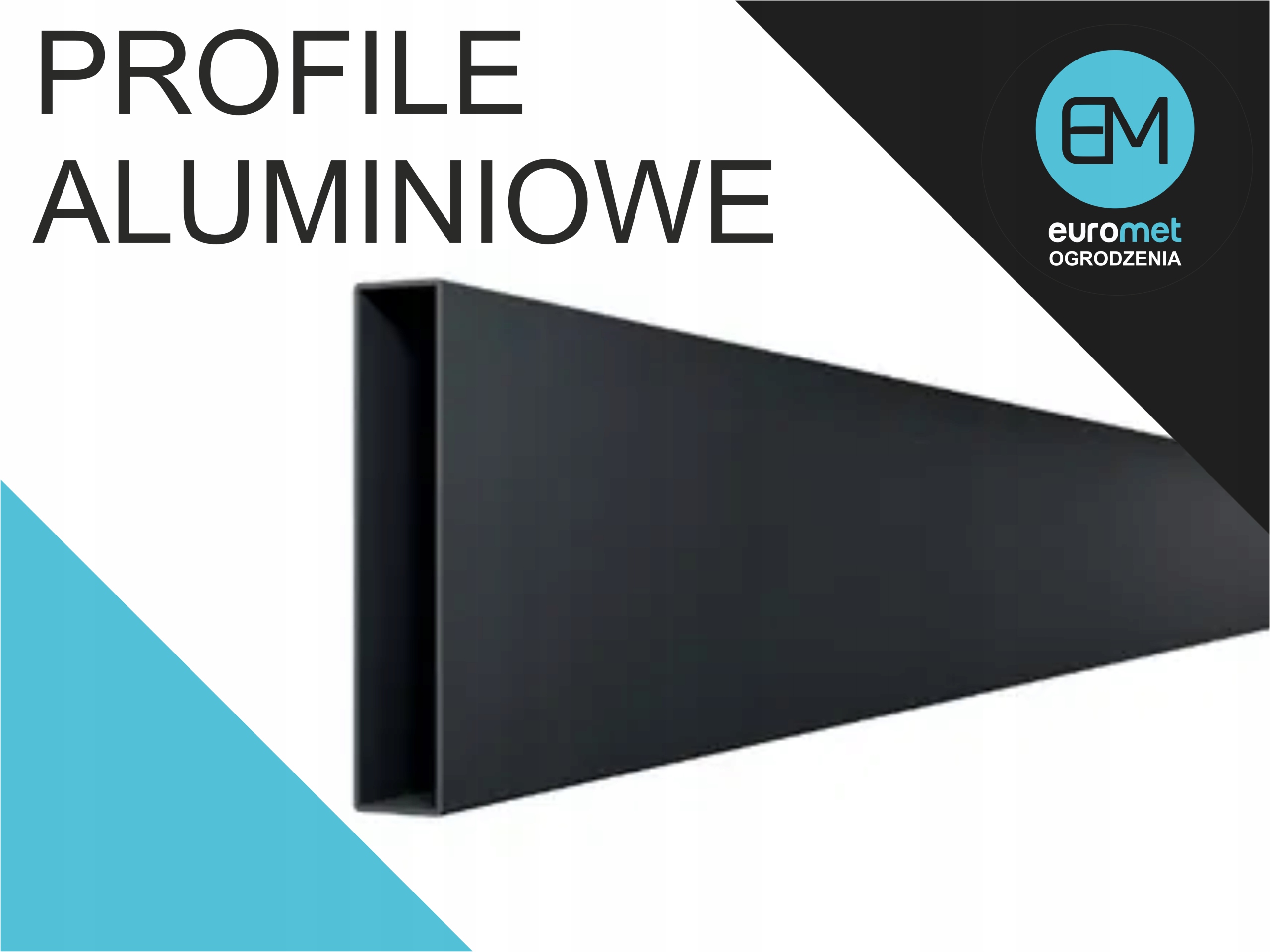 Hliníkový profil 8 cm x 2 cm, dĺžka 600 cm, hrúbka 1,5 mm